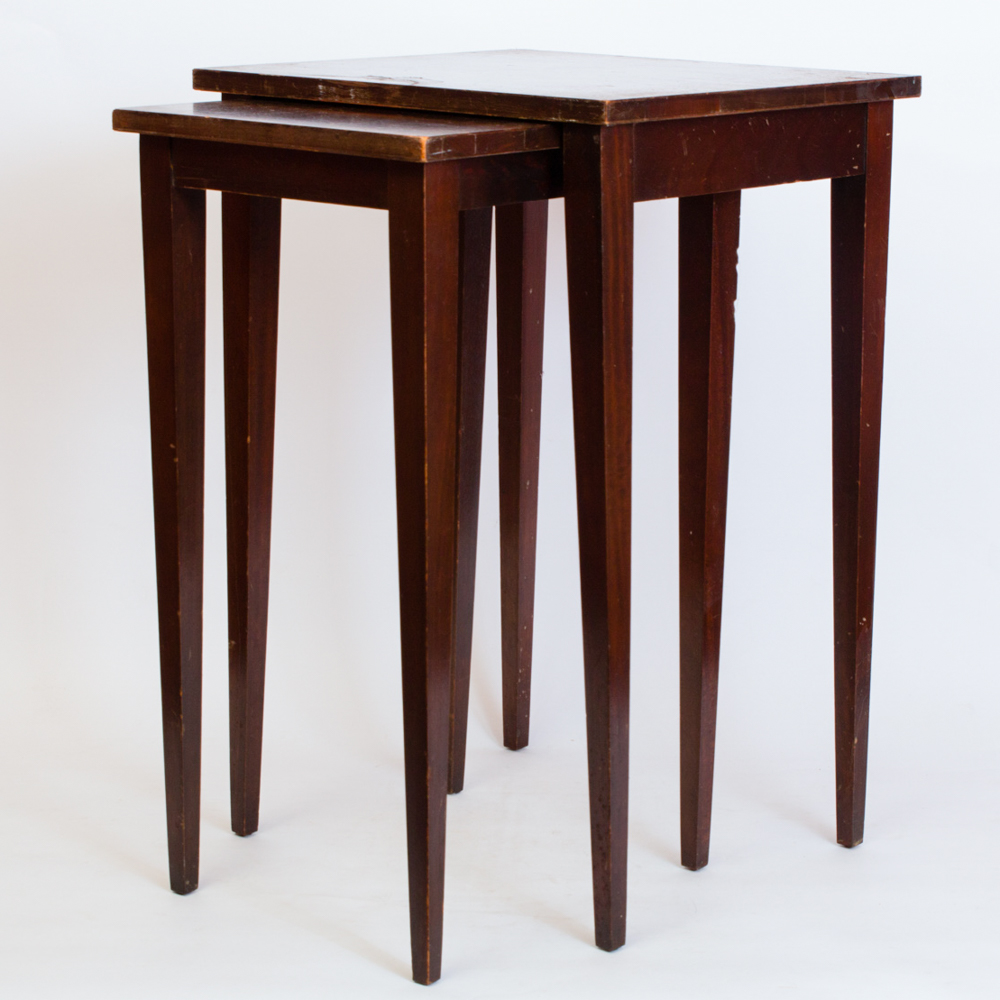 MidCentury Brandt Oak Nesting Tables EBTH
